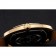 Hermes Dressage quadrante blu cassa in oro cinturino in pelle nera